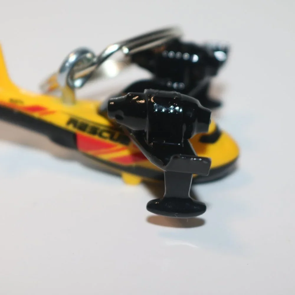 Hot Wheels Rescue Water Bomber plane CUSTOM keychain